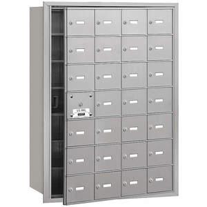 SALSBURY INDUSTRIES 3628AFP Horizontal Mailbox Private 28 Doors Aluminium Fl 40-3/4 Inch | AG3LNH 33LW03