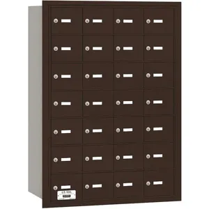 SALSBURY INDUSTRIES 3628ZRP Horizontal Mailbox Private 28 Doors Bronze Rl 40-3/4 Inch | AG3LJY 33LV19