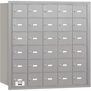 SALSBURY INDUSTRIES 3630ARU Horizontal Mailbox Usps 30 Doors Aluminium Rl 35-1/4 Inch | AG3LRX 33LW85