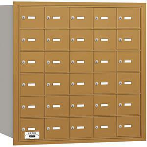 SALSBURY INDUSTRIES 3630GRU Horizontal Mailbox Usps 30 Doors Gold Rl 35-1/4 Inch | AG3LTA 33LW88