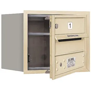 SALSBURY INDUSTRIES 3703S-01SFP Horizontal Mailbox Private 1 Door Sand Fl 13 Inch | AG3GTF 33KU12