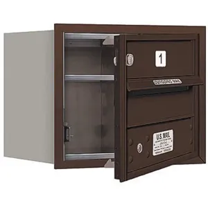 SALSBURY INDUSTRIES 3703S-01ZFP Horizontal Mailbox Private 1 Door Bronze Fl 13 Inch | AG3GTG 33KU13