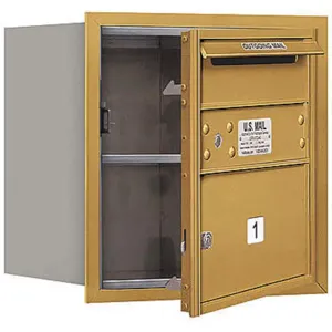 SALSBURY INDUSTRIES 3704S-01GFU Horizontal Mailbox Usps 1 Door Gold Fl 16-1/2 Inch | AG3GTL 33KU17