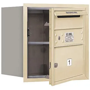 SALSBURY INDUSTRIES 3704S-01SFP Horizontal Mailbox Private 1 Door Sand Fl 16-1/2 Inch | AG3GXE 33KV05