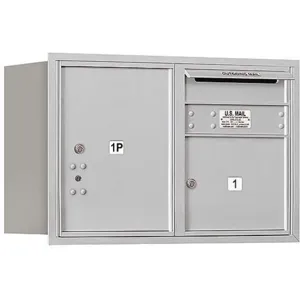 SALSBURY INDUSTRIES 3705D-01ARP Horizontal Mailbox Private 2 Door Aluminium Rl 20 Inch | AG3HKV 33KY38