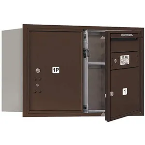 SALSBURY INDUSTRIES 3705D-01ZFP Horizontal Mailbox Private 2 Door Bronze Fl 20 Inch | AG3HMR 33KZ02