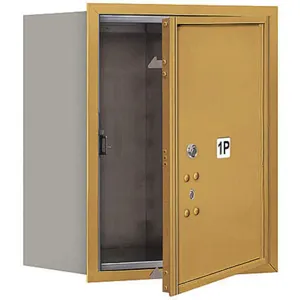 SALSBURY INDUSTRIES 3705S-1PGFP Horizontal Mailbox Private 1 Door Gold Fl 20 Inch | AG3GWC 33KU79