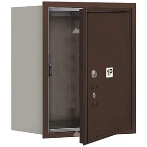 SALSBURY INDUSTRIES 3705S-1PZFP Horizontal Mailbox Private 1 Door Bronze Fl 20 Inch | AG3GWG 33KU83