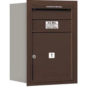 SALSBURY INDUSTRIES 3706S-01ZRP Horizontal Mailbox Private 1 Door Bronze Rl 23-1/2 Inch | AG3GZA 33KV51