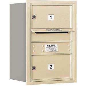 SALSBURY INDUSTRIES 3706S-02SRU Horizontal Mailbox Usps 2 Door Sandstone Rl 23-1/2 Inch | AG3HBW 33KW18