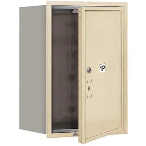 SALSBURY INDUSTRIES 3706S-1PSFP Horizontal Mailbox Pl6 1dr Sandstone Fl 23-1/2 Inch | AG3GYF 33KV33