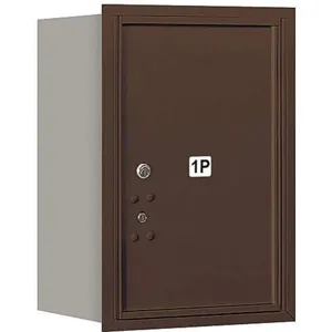 SALSBURY INDUSTRIES 3706S-1PZRP Horizontal Mailbox Pl6 1dr Bronze Rl 23-1/2 Inch | AG3GYJ 33KV36