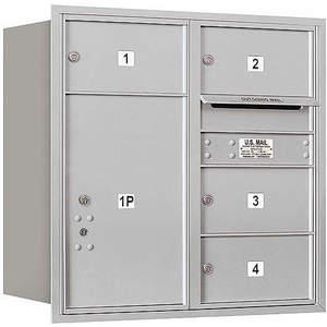 SALSBURY INDUSTRIES 3708D-04ARP Horizontal Mailbox Private 5 Door Aluminium Rl 30-1/2 Inch | AG3JNR 33LG90