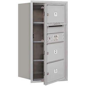 SALSBURY INDUSTRIES 3708S-03AFU Horizontal Mailbox Usps 3 Door Aluminium Fl 30-1/2 Inch | AG3HGW 33KX48