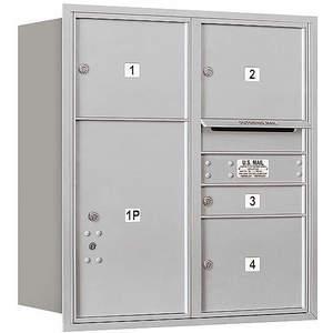 SALSBURY INDUSTRIES 3709D-04ARP Horizontal Mailbox Private 5 Door Aluminium Rl 34 Inch | AG3JTN 33LJ10