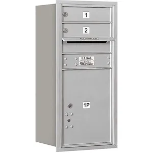 SALSBURY INDUSTRIES 3709S-02ARU Horizontal Mailbox Usps 3 Door Aluminium Rl 34 Inch | AG3HJK 33KX93