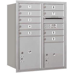 SALSBURY INDUSTRIES 3710DA-09ARU Horizontal Mailbox Mb1 11 Doors Aluminium Rl 37-1/2 Inch | AG3KPL 33LN68