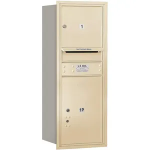 SALSBURY INDUSTRIES 3710S-01SRU Horizontal Mailbox Usps 2 Door Sandstone Rl 37-1/2 Inch | AG3HJY 33KY06