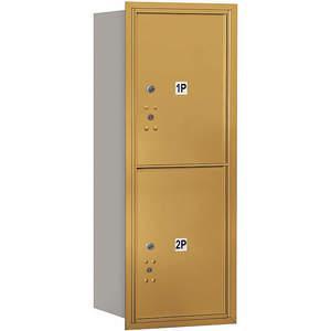 SALSBURY INDUSTRIES 3710S-2PGRP Horizontal Mailbox Private 2 Door Gold Rl 37-1/2 Inch | AG3HKP 33KY33