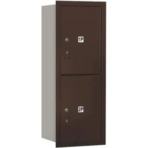 SALSBURY INDUSTRIES 3710S-2PZRP Horizontal Mailbox Private 2 Door Bronze Rl 37-1/2 Inch | AG3HKU 33KY37