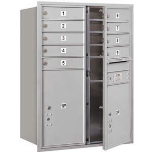 SALSBURY INDUSTRIES 3711D-09AFP Horizontal Mailbox Private 11 Doors Aluminium Fl 41 Inch | AG3LAE 33LT06