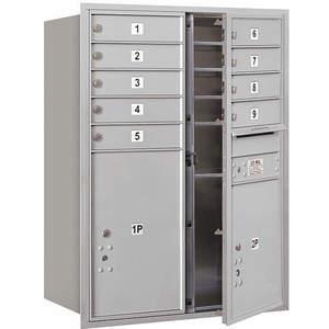 SALSBURY INDUSTRIES 3711D-09AFU Horizontal Mailbox Usps 11 Doors Aluminium Fl 41 Inch | AG3KUX 33LP76