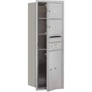 SALSBURY INDUSTRIES 3711S-02AFU Horizontal Mailbox Usps 3 Door Aluminium Fl 41 Inch | AG3HPF 33KZ39