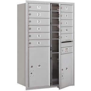 SALSBURY INDUSTRIES 3712D-11AFU Horizontal Mailbox Usps 13 Doors Aluminium Fl 44-1/2 Inch | AG3LCC 33LT50
