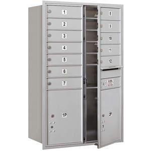 SALSBURY INDUSTRIES 3712D-12AFU Horizontal Mailbox Usps 14 Doors Aluminium Fl 44-1/2 Inch | AG3LFT 33LU39