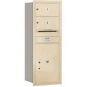 SALSBURY INDUSTRIES 3712S-02SRU Horizontal Mailbox Usps 3 Door Sandstone Rl 44-1/2 Inch | AG3HTX 33LA26