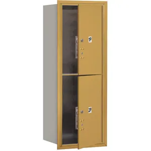 SALSBURY INDUSTRIES 3712S-2PGFP Horizontal Mailbox Private 2 Door Gold Fl 44-1/2 Inch | AG3HQP 33KZ86