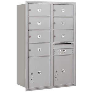 SALSBURY INDUSTRIES 3713D-07ARP Horizontal Mailbox Private 9 Doors Aluminium Rl 48 Inch | AG3LCV 33LT70