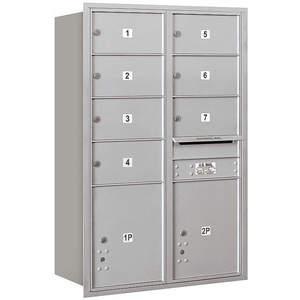 SALSBURY INDUSTRIES 3713D-07ARU Horizontal Mailbox Usps 9 Doors Aluminium Rl 48 Inch | AG3KZL 33LR88