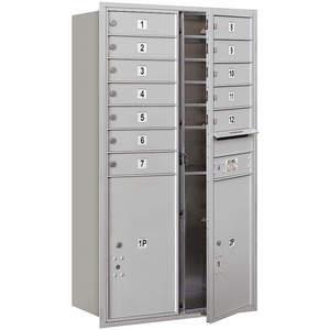 SALSBURY INDUSTRIES 3713D-12AFP Horizontal Mailbox Private 14 Doors Aluminium Fl 48 Inch | AG3LUF 33LX10