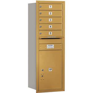 SALSBURY INDUSTRIES 3713S-05GRU Horizontal Mailbox Usps 6 Door Gold Rl 48 Inch | AG3JCG 33LE03