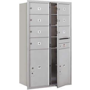 SALSBURY INDUSTRIES 3714D-07AFU Horizontal Mailbox Usps 9 Doors Aluminium Fl 51-1/2 Inch | AG3LDX 33LT96