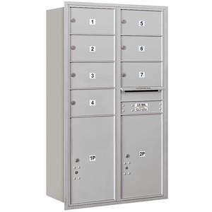 SALSBURY INDUSTRIES 3714D-07ARU Horizontal Mailbox Usps 9 Doors Aluminium Rl 51-1/2 Inch | AG3LDY 33LT97