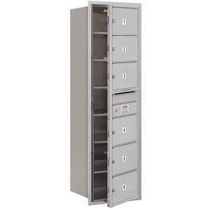 SALSBURY INDUSTRIES 3714S-06AFP Horizontal Mailbox Private 6 Door Aluminium Fl 51-1/2 Inch | AG3JLZ 33LG43