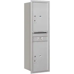 SALSBURY INDUSTRIES 3714S-2PARU Horizontal Mailbox Usps 2 Door Aluminium Rl 51-1/2 Inch | AG3HWA 33LA95