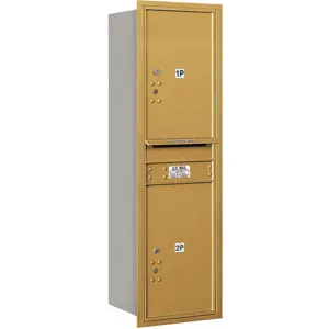 SALSBURY INDUSTRIES 3714S-2PGRU Horizontal Mailbox Usps 2 Door Gold Rl 51-1/2 Inch | AG3HWC 33LA97