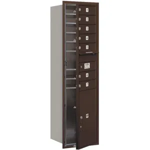 SALSBURY INDUSTRIES 3715S-07ZFP Horizontal Mailbox Private 8 Doors Bronze Fl 55 Inch | AG3JXG 33LK10