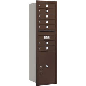 SALSBURY INDUSTRIES 3715S-07ZRU Horizontal Mailbox Usps 8 Doors Bronze Rl 55 Inch | AG3JRN 33LH70