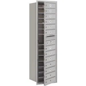 SALSBURY INDUSTRIES 3715S-13AFP Horizontal Mailbox Mb1 13 Doors Aluminium Fl 55 Inch | AG3KHE 33LM18