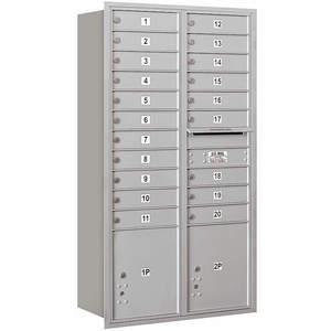SALSBURY INDUSTRIES 3716D-20ARU Horizontal Mailbox Usps 22 Doors Aluminium Rl 56-3/4 Inch | AG3MJW 33MA35