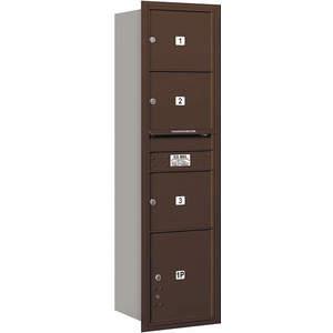 SALSBURY INDUSTRIES 3716S-03ZRP Horizontal Mailbox Private 4 Door Bronze Rl 56-3/4 Inch | AG3JGE 33LF06