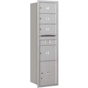 SALSBURY INDUSTRIES 3716S-04ARU Horizontal Mailbox Usps 5 Door Aluminium Rl 56-3/4 Inch | AG3JHC 33LF28