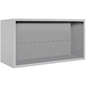 SALSBURY INDUSTRIES 3804D-ALM Surface Enclosure for Double Column 4 Door Gray | AH3RVQ 33KY62