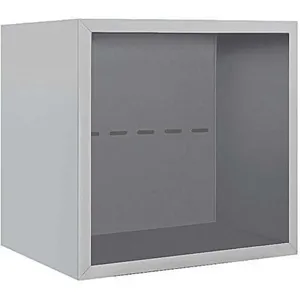 SALSBURY INDUSTRIES 3804S-ALM Surface Enclosure for Single Column 4 Door Gray | AH3RUJ 33KX08