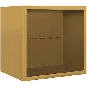 SALSBURY INDUSTRIES 3804S-GLD Surface Enclosure for Single Column 4 Door Gold | AH3RUL 33KX10