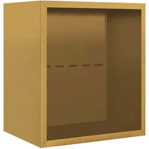 SALSBURY INDUSTRIES 3805S-GLD Surface Enclosure for Single Column 5 Door Gold | AH3RUQ 33KX14